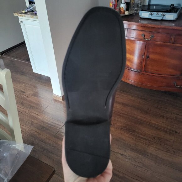 Santoni Brown Leather Oxford Shoe Men's Size 8.5 Made In Italy - Picture 15 of 15